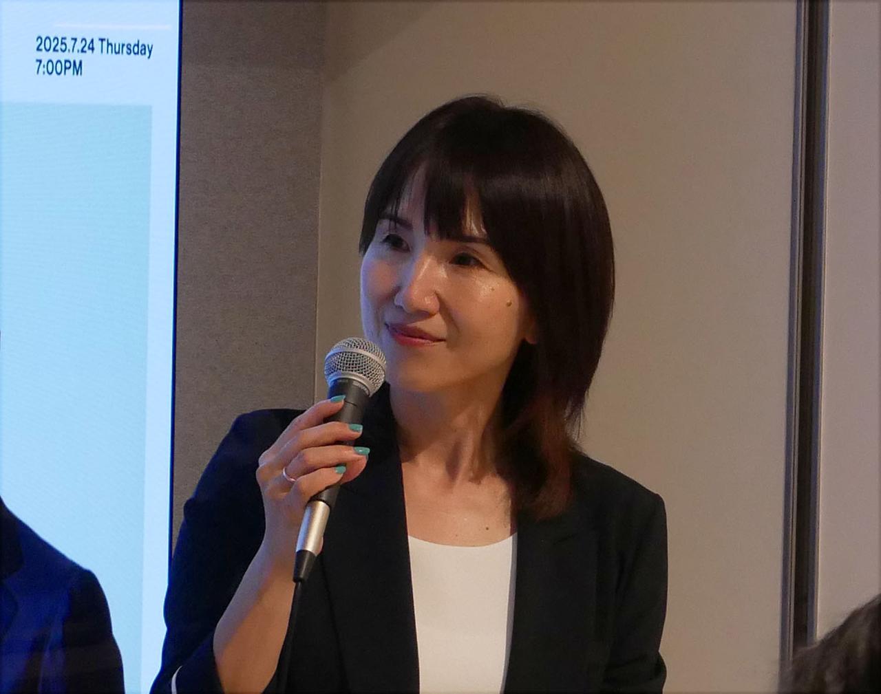 画像: インタビュアーは、KEF JAPAN コマーシャルディレクターの福島真澄さんが担当