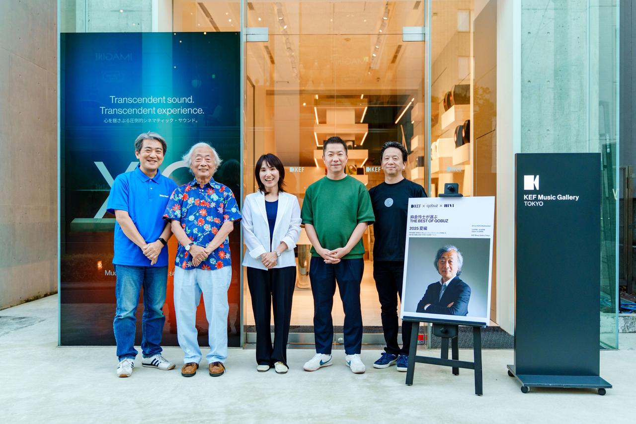 画像: 左から辻、麻倉さん、KEF JAPAN コマーシャル・ディレクターの福島さん、祐成さん、山口さん