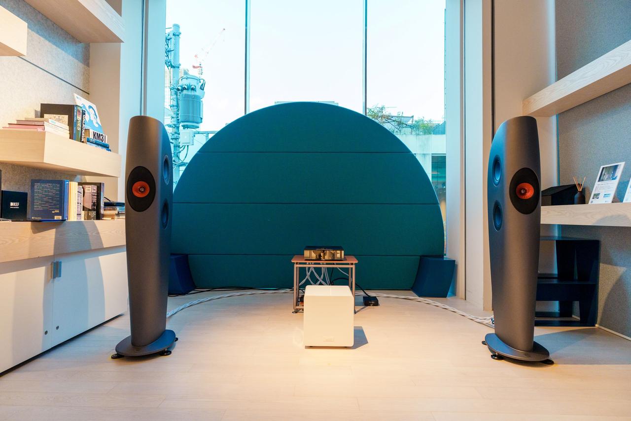 画像: イベントで使用されたサウンドシステム。スイッチングハブには、イングリッシュ・エレクトリックの「8Switch」を使用。Qobuzはアナログとは異なり、インターネット回線を通して音楽作品を再生するので、コンポーネントとしてハブなどにもこだわりたい