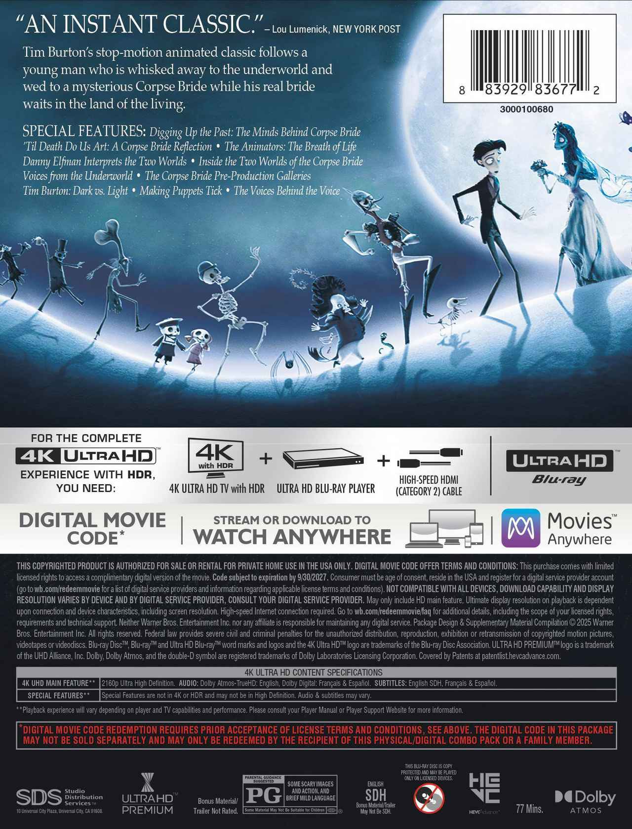 ティム・バートンのコープスブライド【世界映画Hakken伝 from