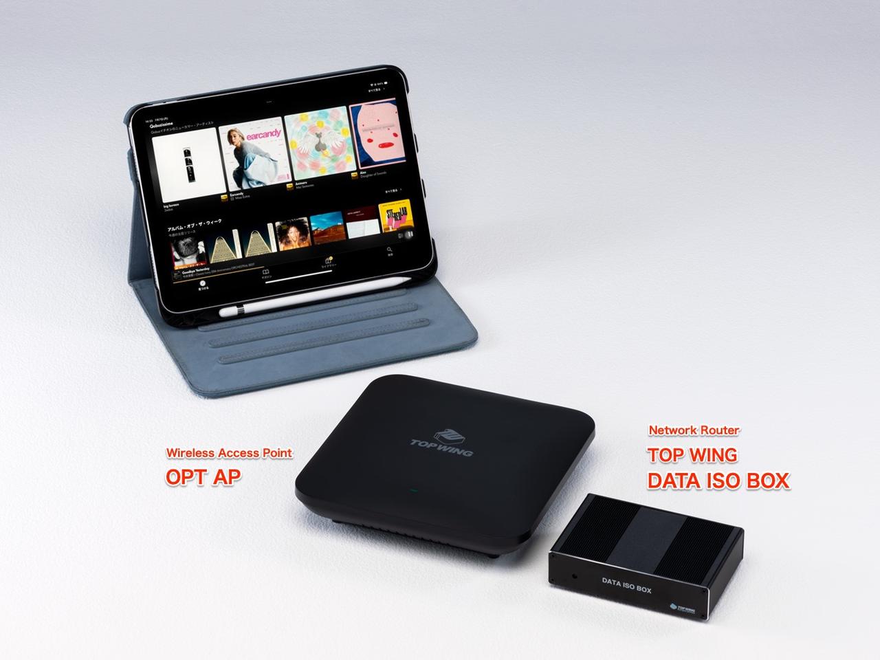 TOP WING OPT AP／DATA ISO BOX』Qobuz再生の注目グレードアップ