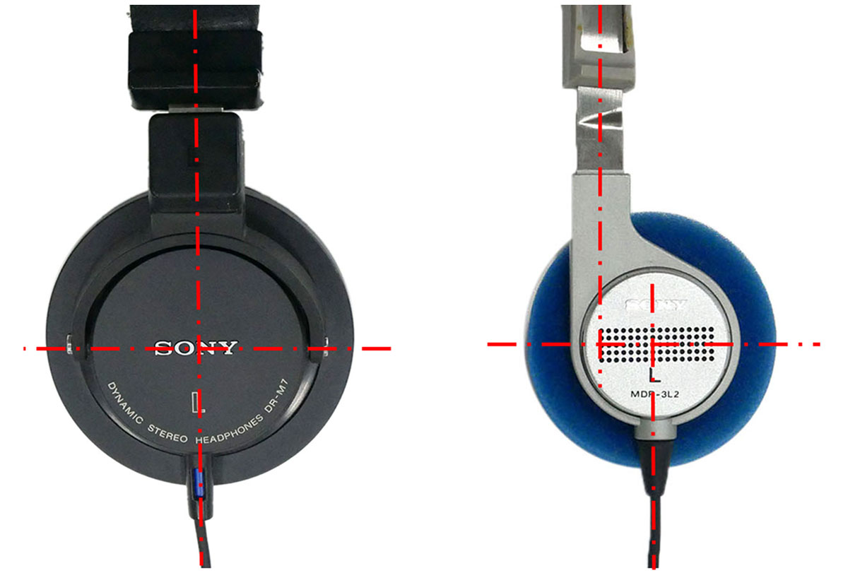 画像: シンメトリーデザインの「DR-M7」（左）とオフセンターデザインの「MDR-3」（右）。どちらも1979年の発売