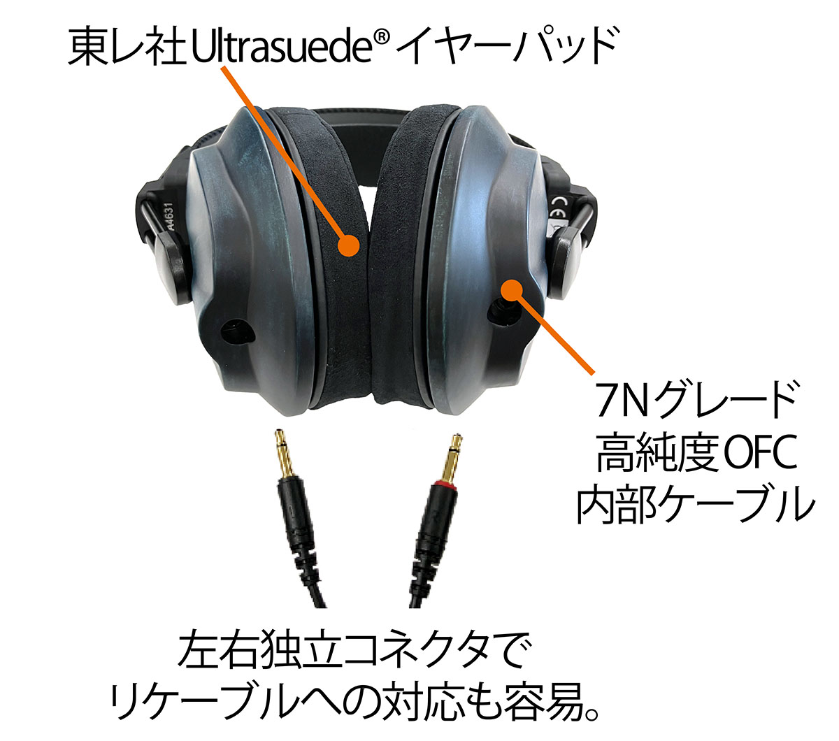 画像2: 阿波藍で染め上げたハードメイプルハウジングと高音質パーツを採用。フォステクス、国内生産のヘッドホン「T60RPmk2ai」を発売