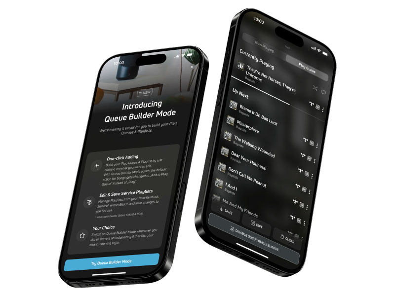画像: BluOS に新機能「キュービルダーモード」が追加。プレイリスト作成をさらにスマートに、音楽体験をより自由に