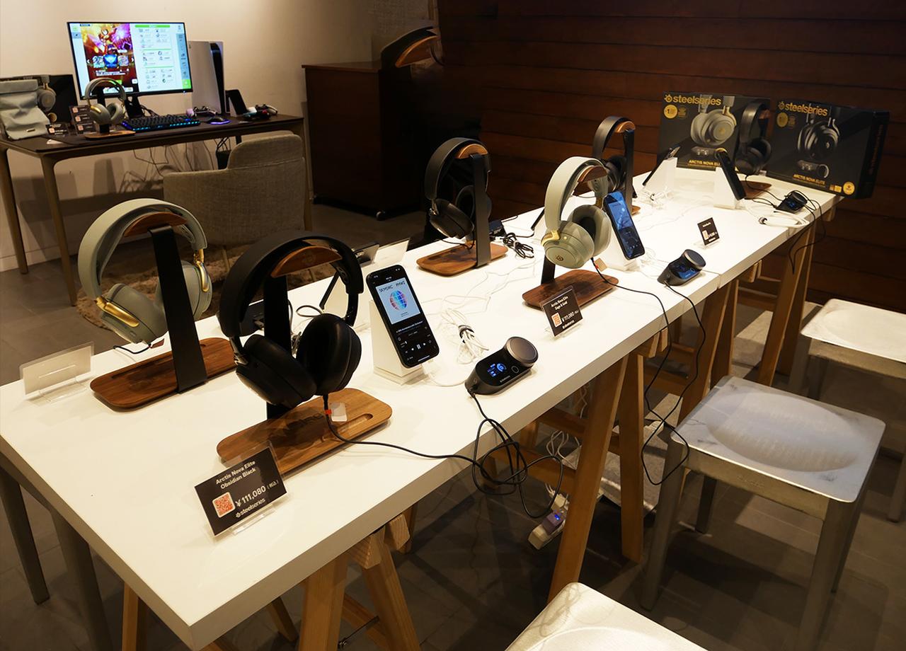 画像: ハイレゾ音源の聴き比べができるスペースも準備されている。ここで試聴をしたら、必ずくじにも参加しよう