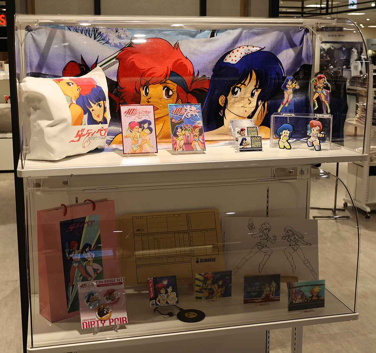 画像9: 『ダーティペア』テレビ放送開始40周年を記念した展示会が北千住で開催。初出しの貴重な資料が間近で見られる！　限定グッズも満載