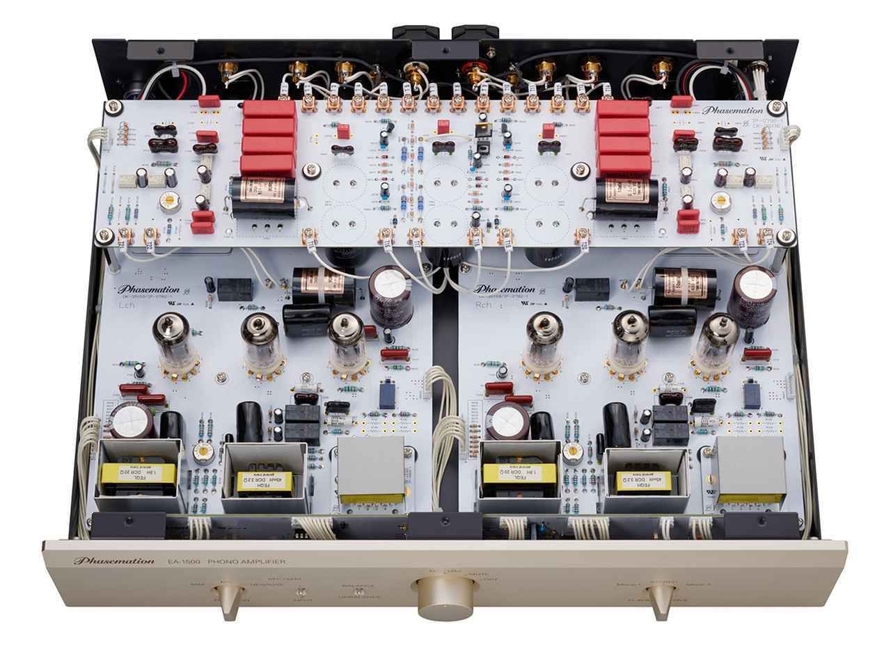 画像2: 光カートリッジにも対応した管球式フォノアンプ「EA-1500」がデビュー。心に刻む音を描く、フェーズメーションの新たなる挑戦