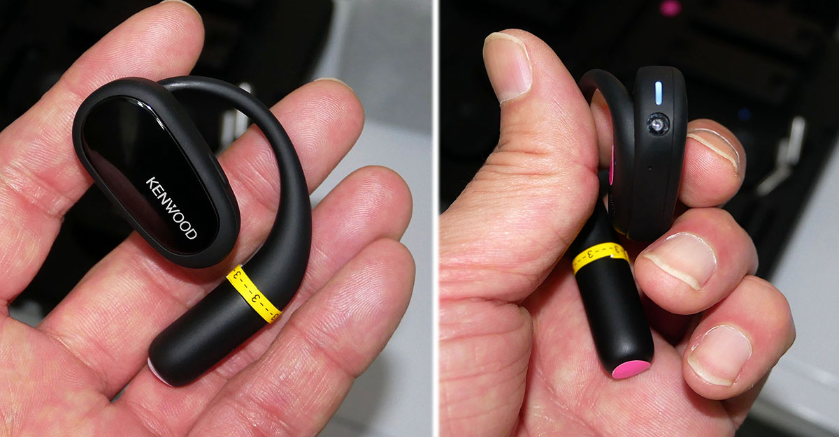 画像1: 【CEATEC2025／レポート3】JVC/ケンウッドは、カスハラ対策にも使える「AIカメラ付きイヤホン」をデモ。裸眼3Dディスプレイの展示も多く見かけた