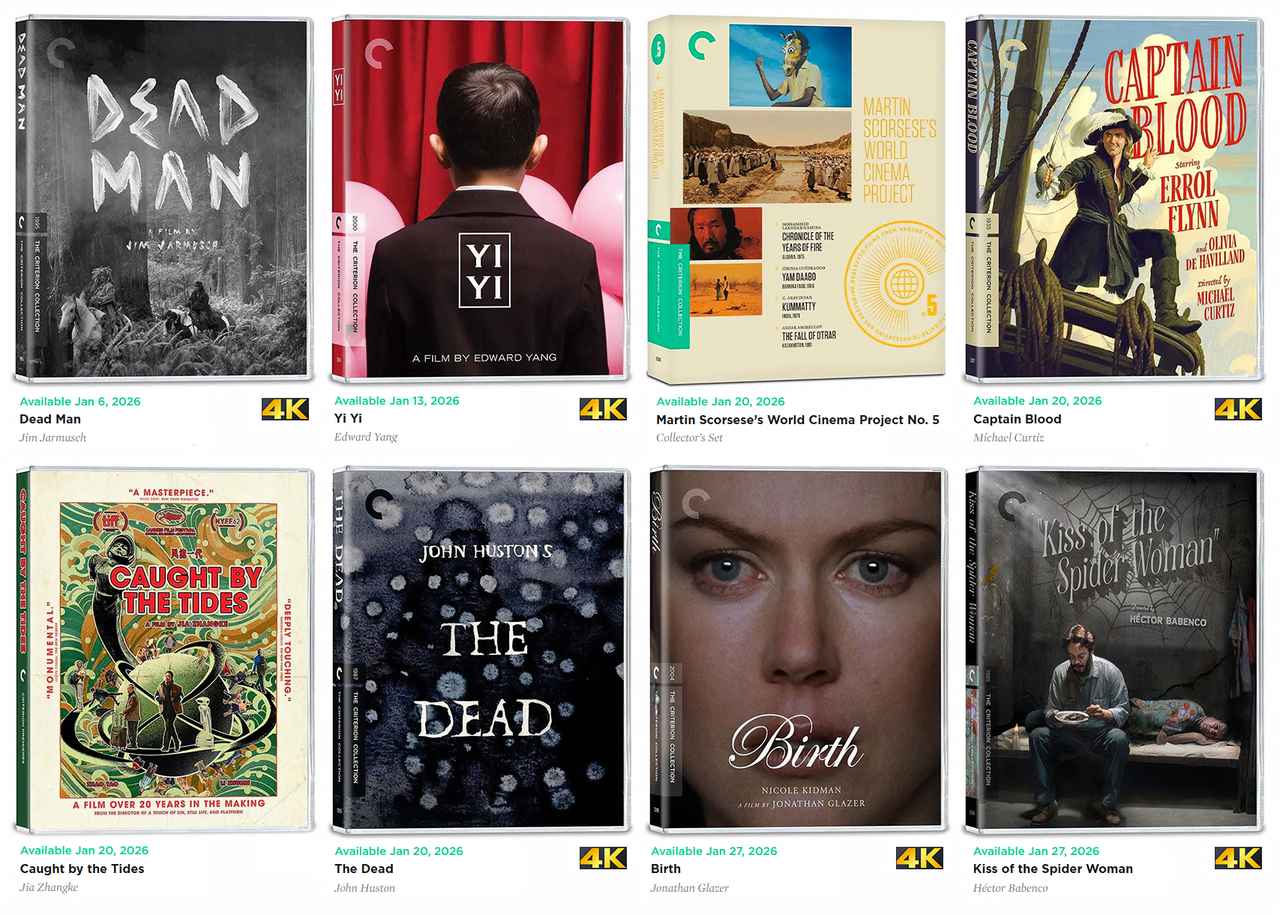 画像: JANUARY 2026 NEW RELEASES- THE CRITERION COLLECTION