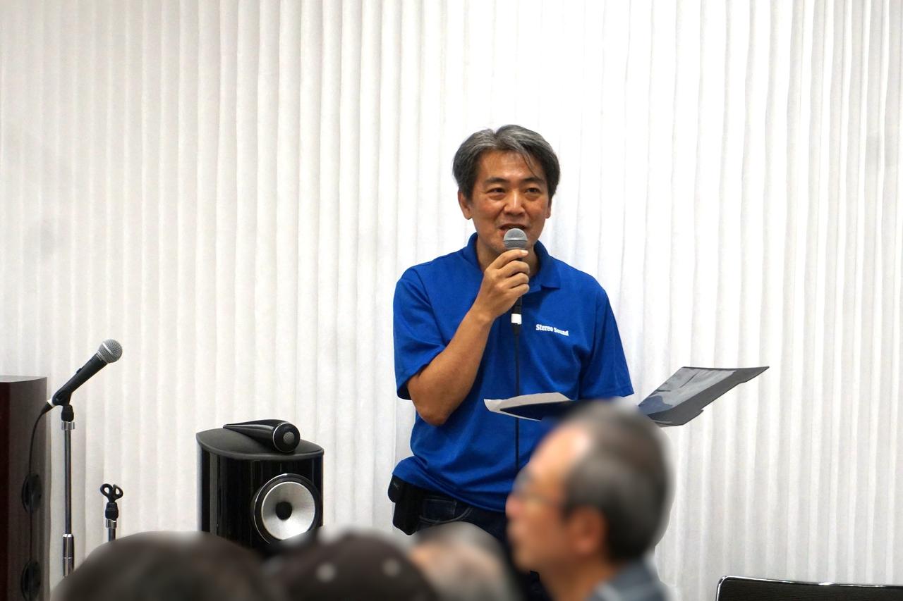 画像: コンテンツを再生する中で「作品に込められた制作者の思いをいかにして引き出すかをHiViの読者は求めている。Bowers & Wilkinsで構成されたHiVi視聴室のリファレンスシステムは、読者のAVへの想いを決して裏切ることはない」とHiVi編集長の辻潔は語った