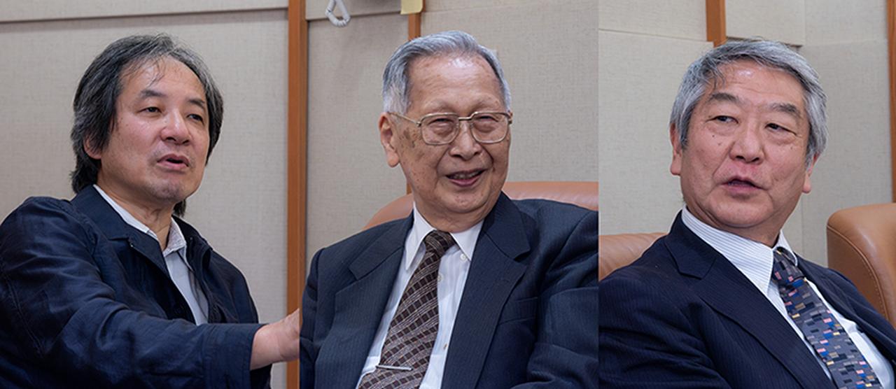 画像: 左から杉井真人氏、新忠篤氏、岡田章氏