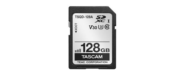 タスカム、「DA-3000SD」の購入者に、TASCAM製品で動作確認済みの128GB
