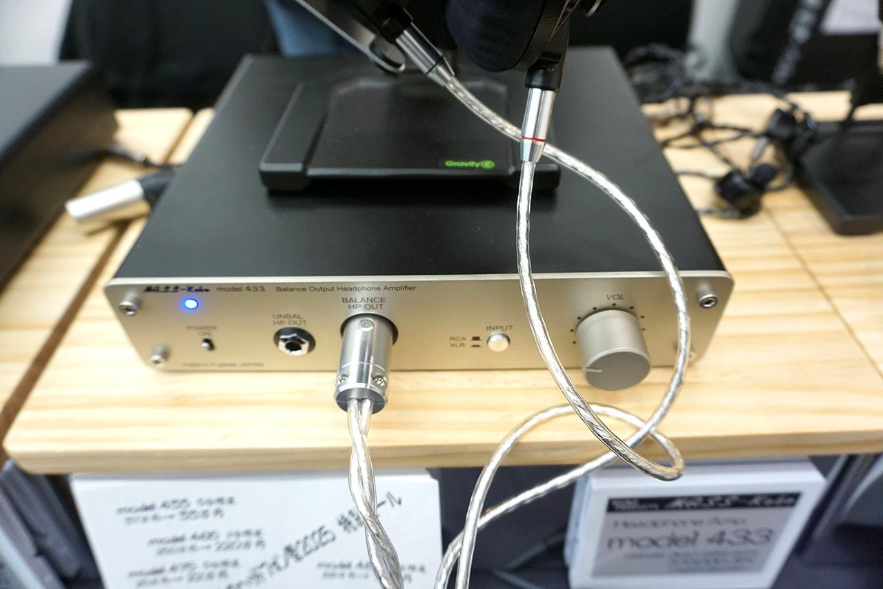 画像: 「model 433」。価格は￥37,000（税込）「model 433」はオーディオテクニカのブースでも試聴することができた