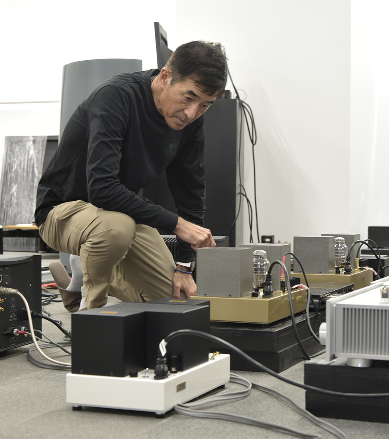 画像3: WEの系譜に連なる大型・励磁ホーン型スピーカーと現代ウエスギ管球式アンプ