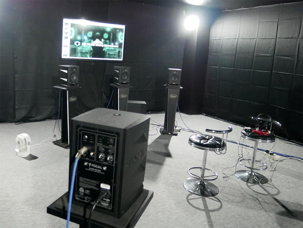 画像: 5.1chシステムで360VMEの測定を体験可能