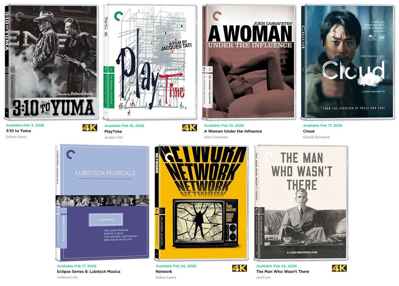 画像: FEBRUARY 2026 NEW RELEASES- THE CRITERION COLLECTION
