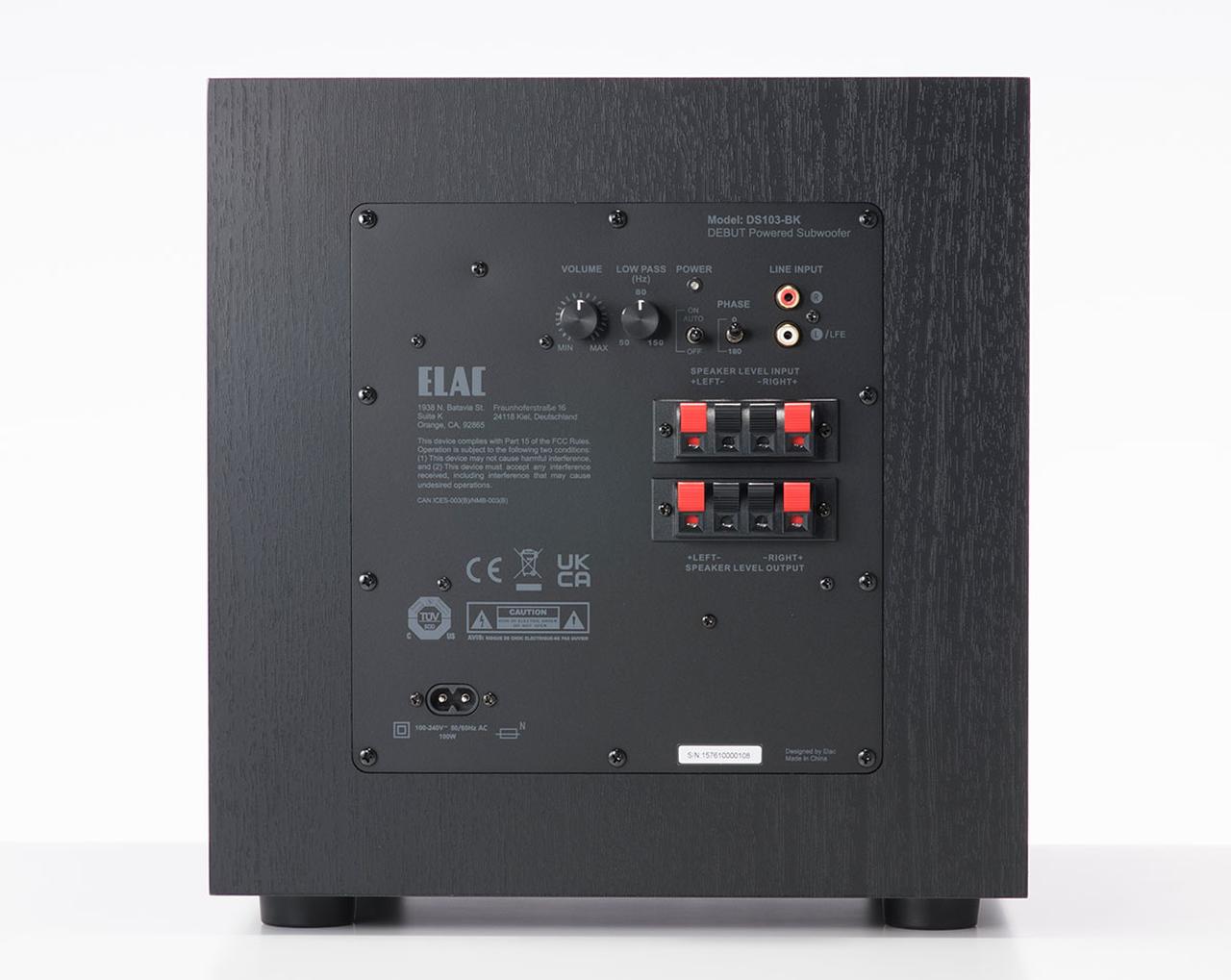 画像: エラックの「DEBUT 3.0」シリーズに、サブウーファー「DS-103 BK」が加わった。応答性と正確性に優れたハイクォリティモデル