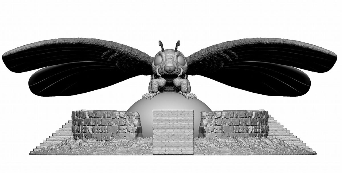 画像: 東宝怪獣シリーズ アートヴィネット モスラ