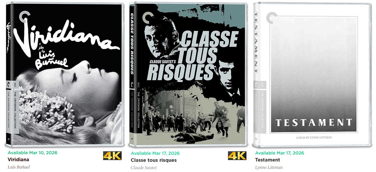 画像1: MARCH 2026 NEW RELEASES- THE CRITERION COLLECTION