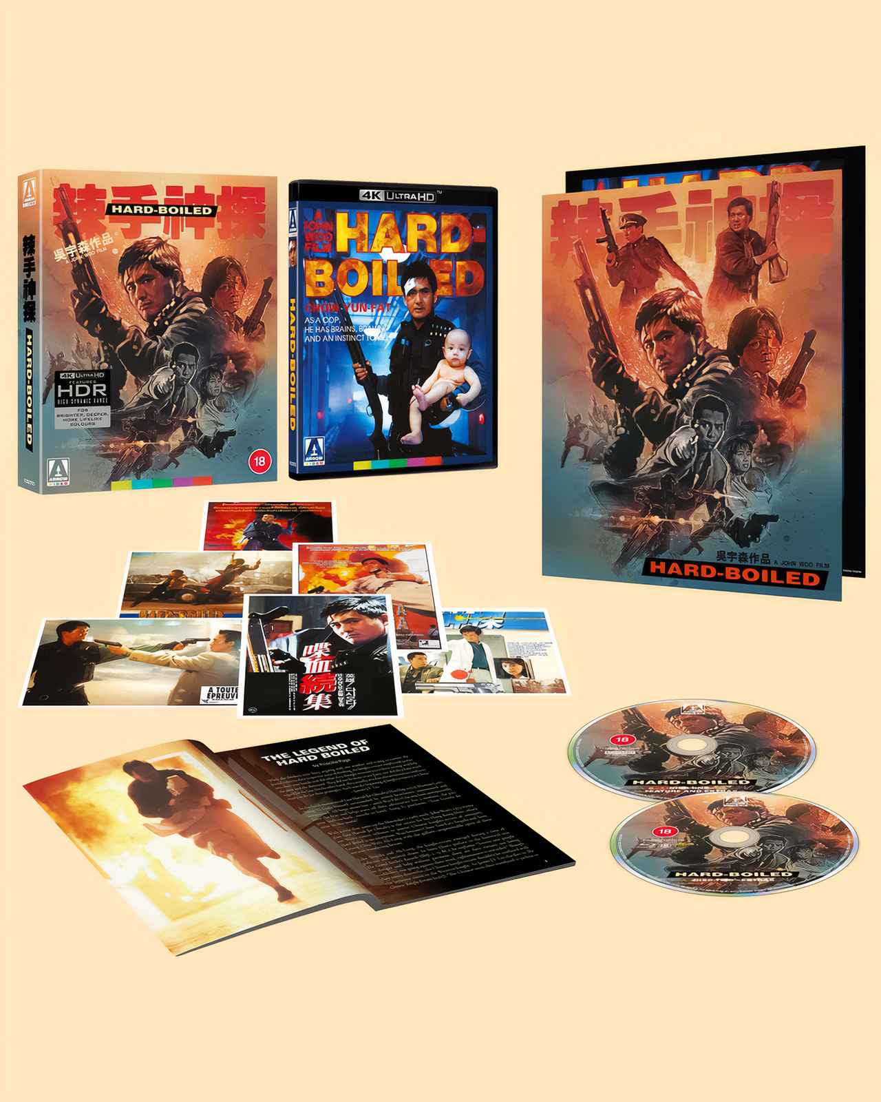 画像: HARD-BOILED／ハード･ボイルド／新･男たちの挽歌（1992）4K UHD BLU-RAY - UK: MAR.30