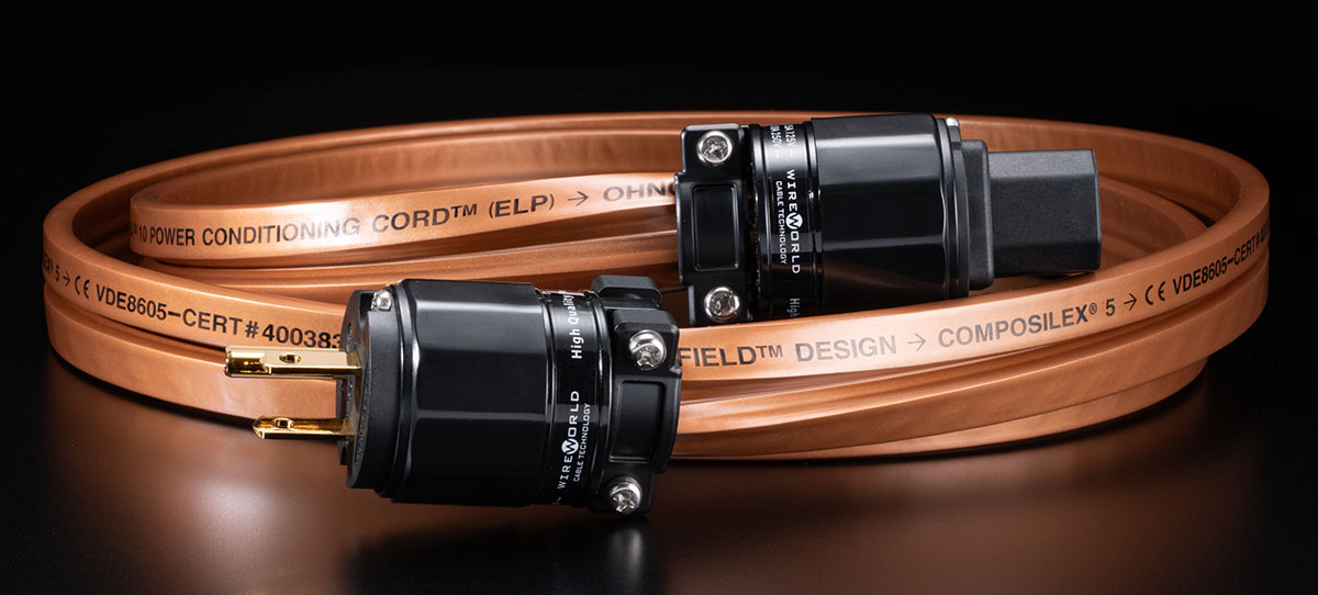 画像2: ナスペックが、ワイヤーワールドのハイエンド電源ケーブルを発売。いずれもFluxfieldデザインと、COMPOSILEX 5絶縁体を採用