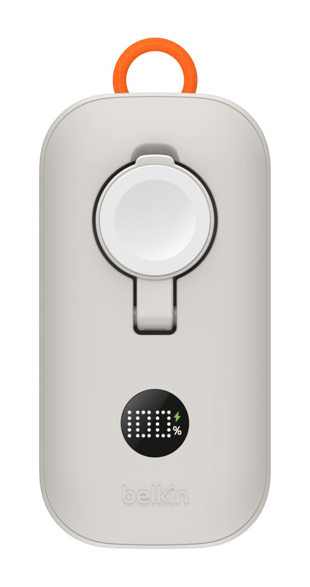 画像1: ベルキンが、「BoostCharge Pro Apple Watch充電器付き パワーバンク 10K」を発売中！ USB-Cケーブル一体型の急速充電モバイルバッテリー
