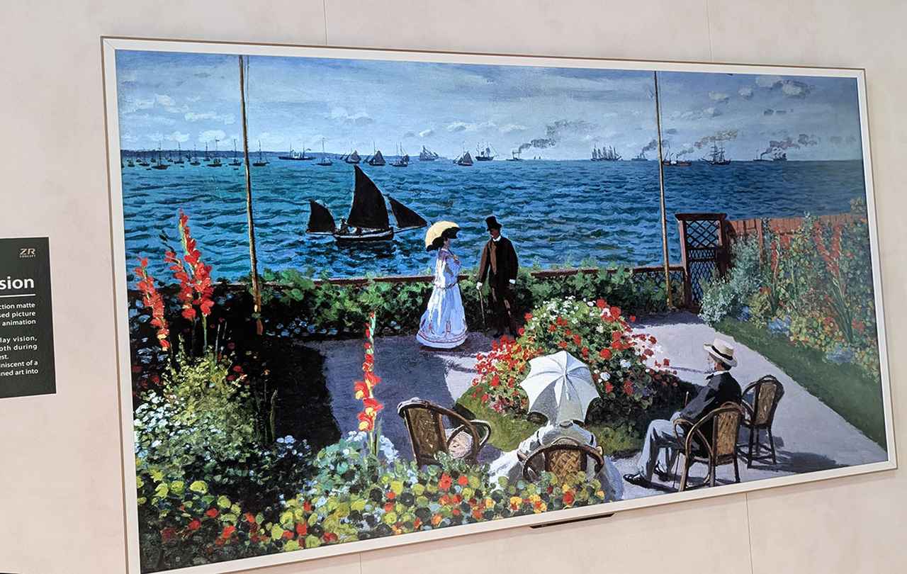 画像: まるで本物の油絵のような絵画テレビ、Art Vision