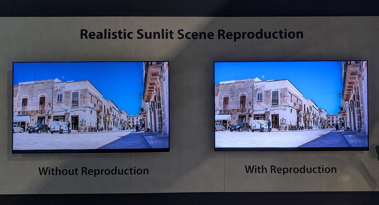 画像: 明るい映像でさらにピークを立てる「光景再現」。まるで、その場にいるような臨場感