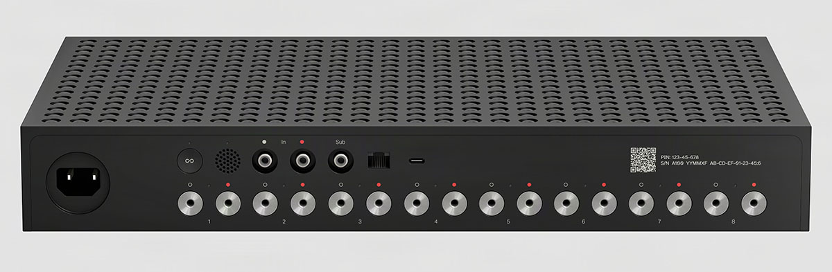 画像: 入力端子は1系統で、マルチルーム再生やマルチドライブ用として使うイメージだ