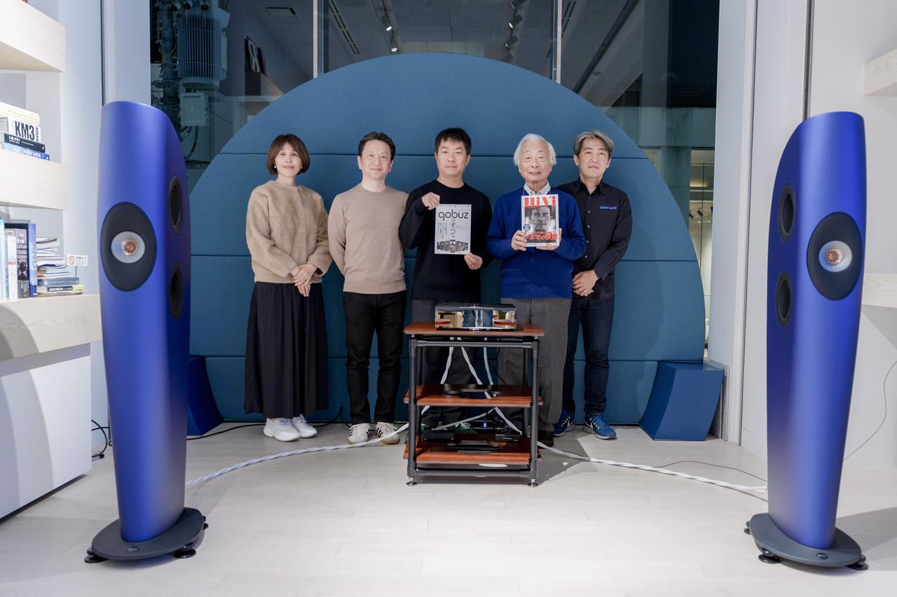 画像: 左からKEF JAPAN コマーシャル・ディレクターの友田さん、山口さん、祐成さん、麻倉さん、辻