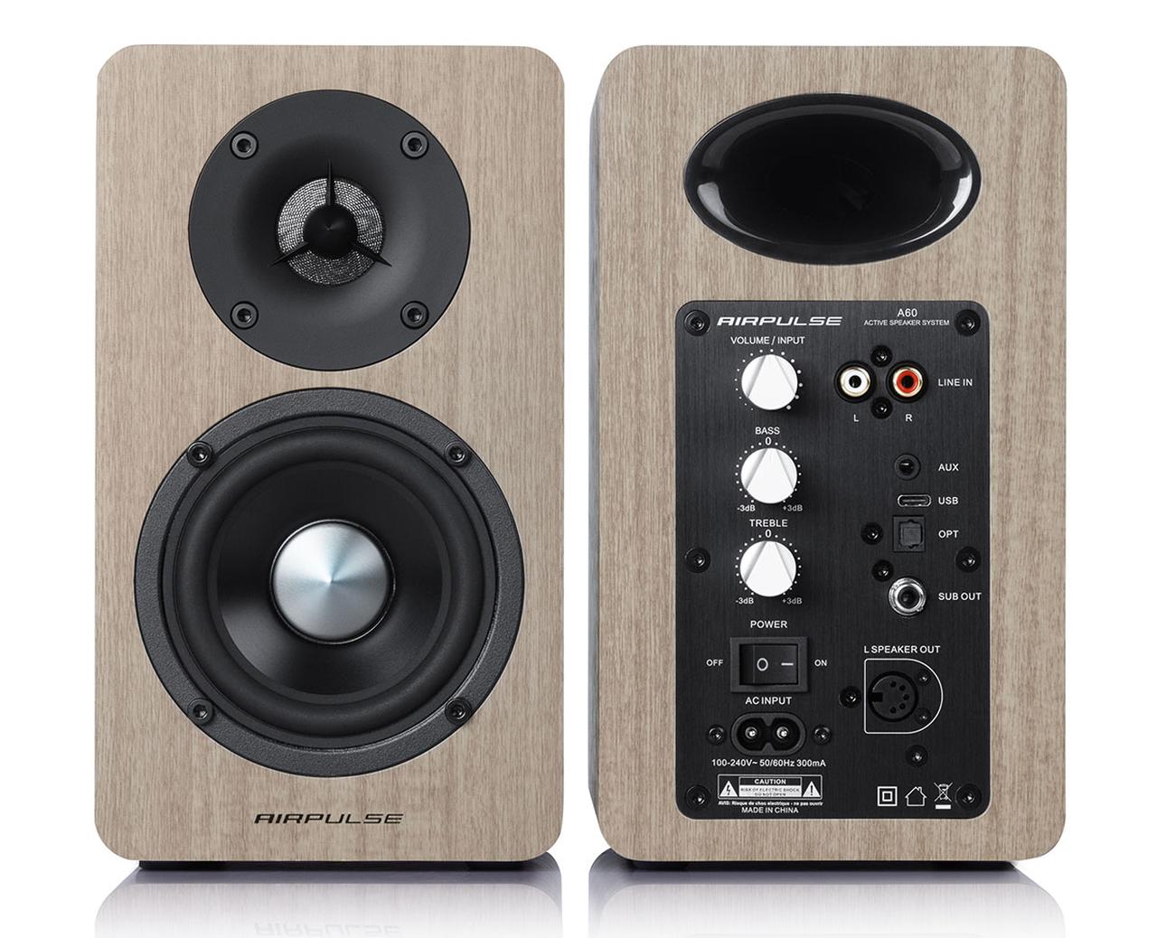 画像: エアパルスが満を持して投入する、ハイレゾ対応アクティブ・スピーカー「A60」。平面ダイアフラム・ネオジムツイーターと3.5インチ・アルミニウム合金コーン振動板ウーファーを搭載