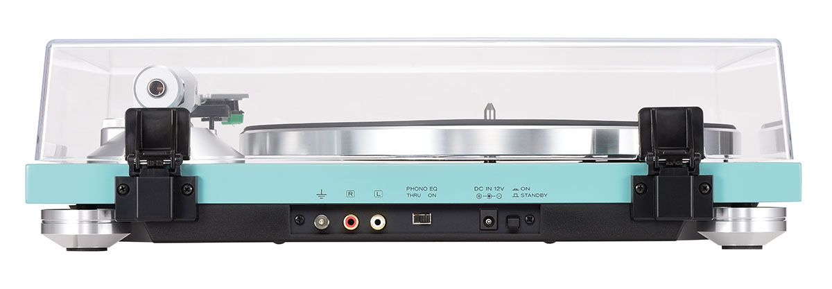 画像: ティアックのBluetoothトランスミッター搭載アナログターンテーブル「TN-400BT-X」に、台数限定のターコイズブルーモデルを追加。オンラインストア限定で販売