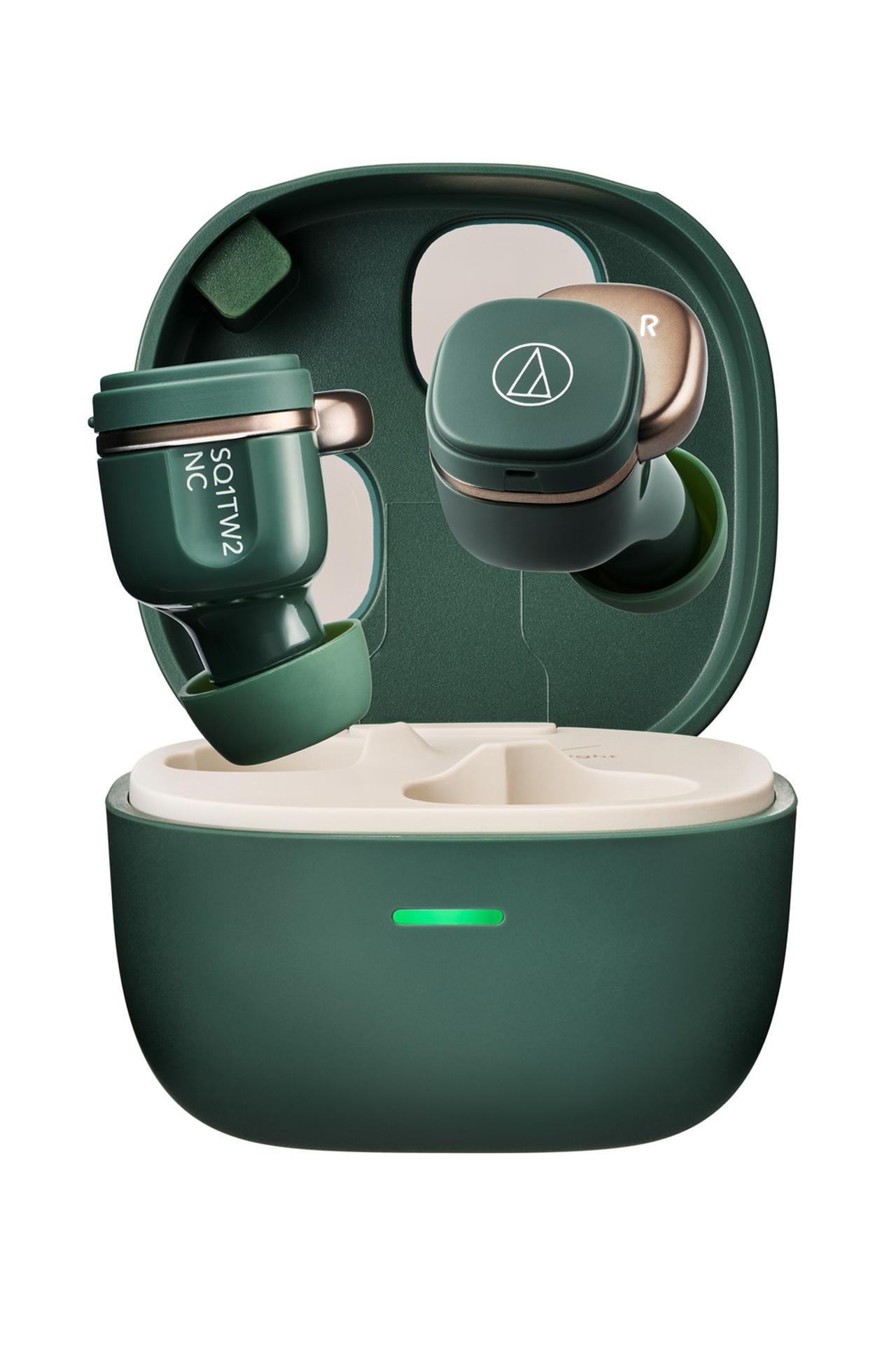 画像2: オーディオテクニカ、小さくてかわいい完全ワイヤレスイヤホン「ATH-SQ1TW2NC」を発売。待望のノイズキャンセル機能を搭載