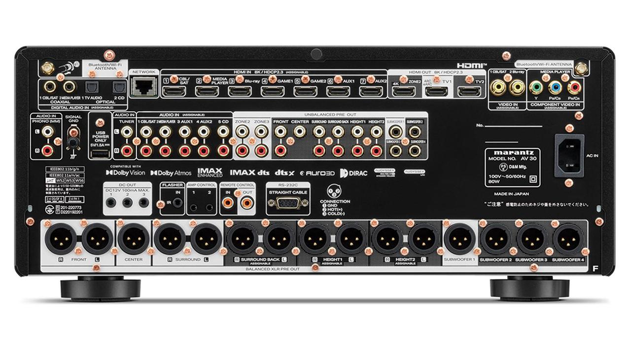 画像4: マランツ、11.4ch対応の新世代のAVプリアンプ「AV30」を発表。フラッグシップの技術・思想を継承したミドルクラス