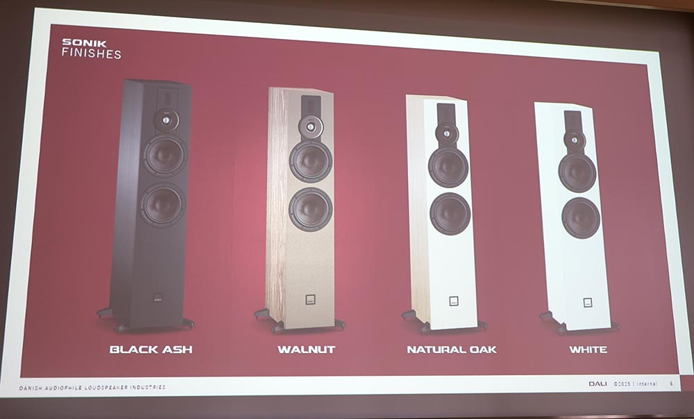 画像2: DALI、新スタンダードスピーカー「SONIK」シリーズ7モデルを発表。ユニットやパーツの改良で音質を向上させた