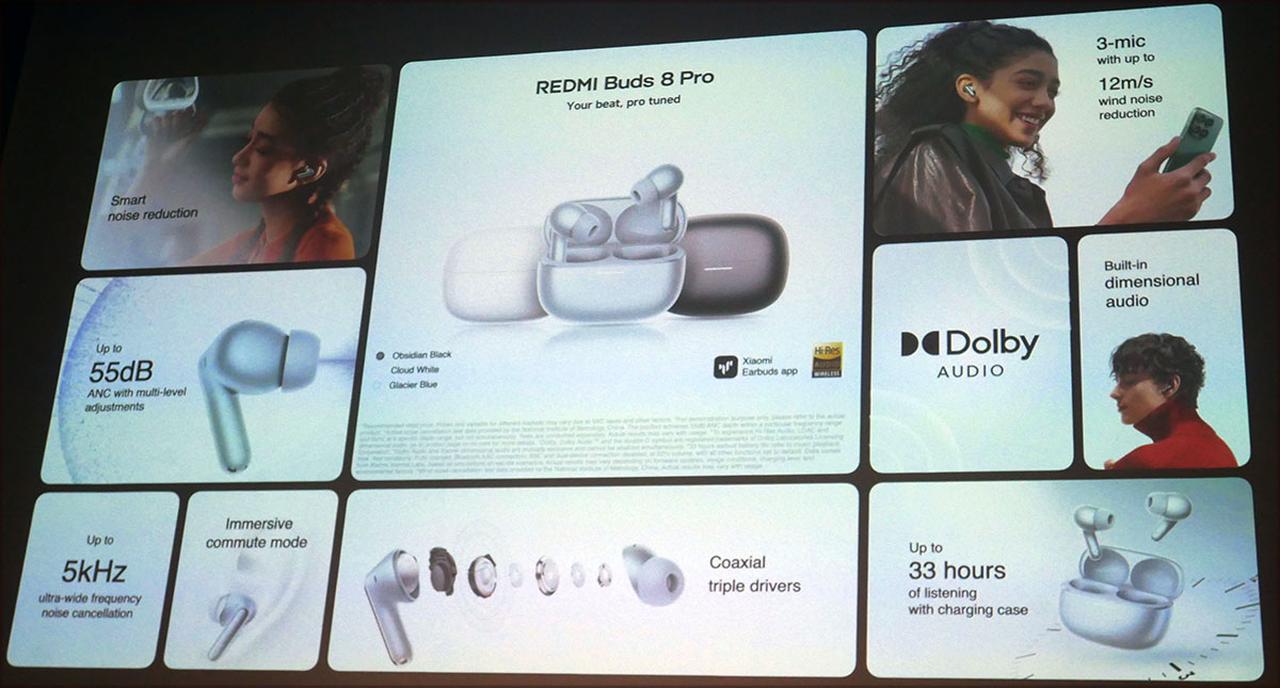 画像3: シャオミ、同軸トリプルドライバーを搭載したワイヤレスイヤホン「REDMI Buds 8 Pro」を発売。市場想定価格￥9,980でLDACコーデックにも対応