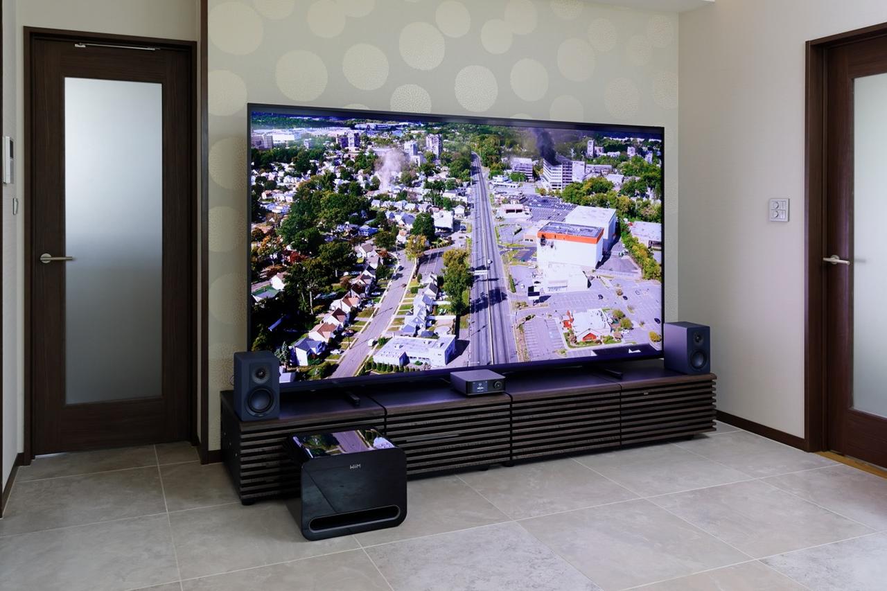 画像: 100インチテレビに負けない素晴らしいサウンドを、シンプルに実現したシステム