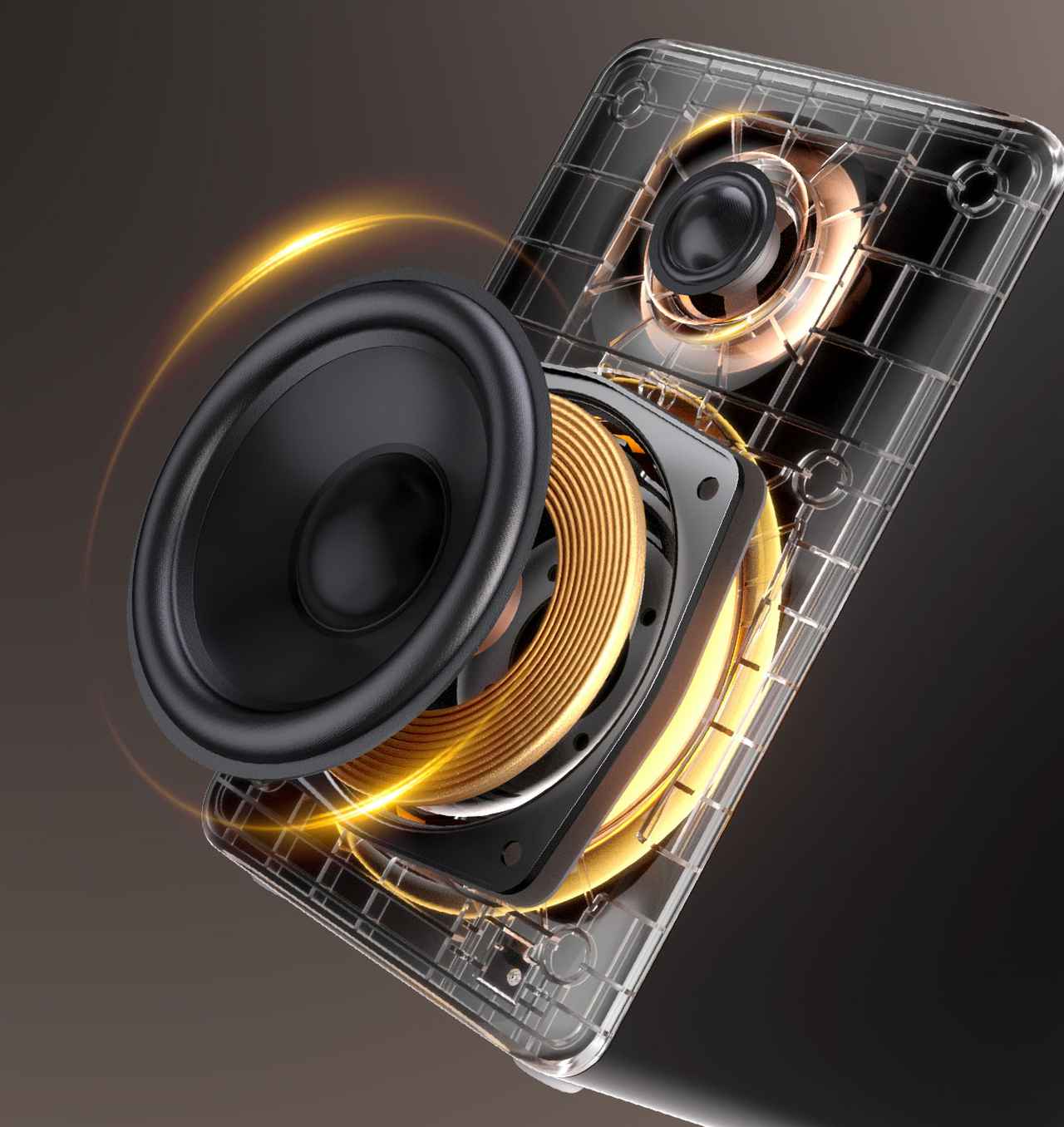 画像2: Edifier待望の春の新作！ コンパクト設計に100W出力を凝縮したデスクトップスピーカー「M90」を発売。新生活応援セールも同時スタート