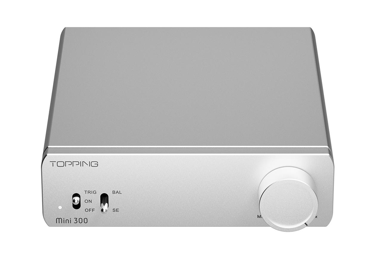 画像1: 完全バランス型のクラスDアンプ回路設計を採用した、TOPPINGのパワーアンプ「Mini300」が、3月31日に発売。コンパクトサイズながら、5W✕2の出力を備える