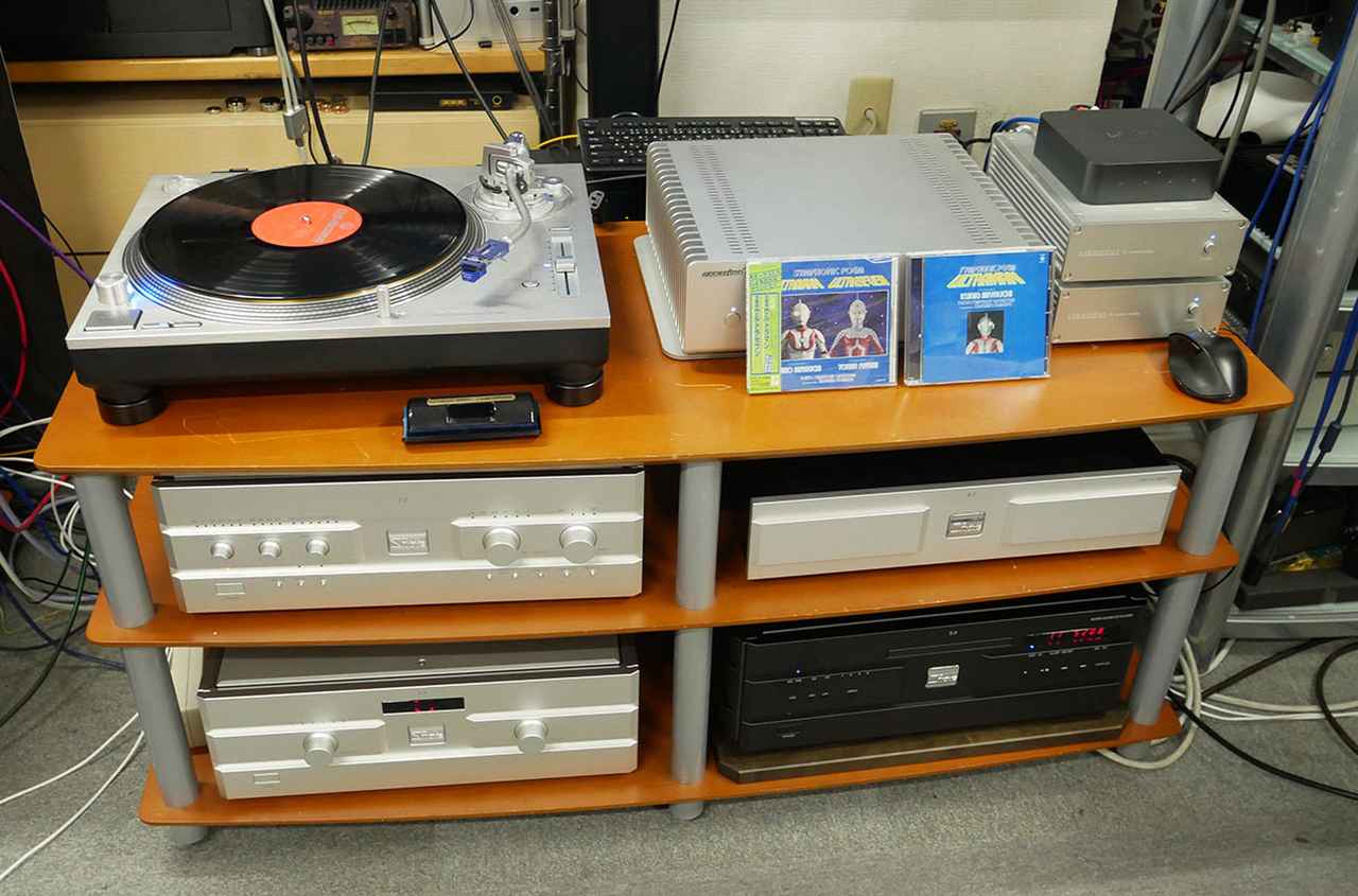 画像: アナログレコードからストリーミング、SACD/CDまで高品位に再生できるシステムが準備されていた。今回は国内ブランドにこだわってセレクションしたそうです