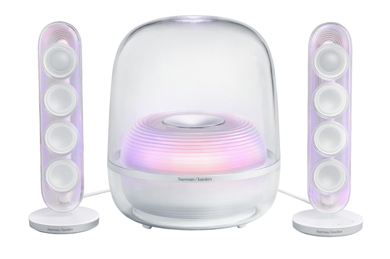画像1: Harman Kardon、ブランドを代表する2.1chのスピーカーシステム登場!機能もライティングも現代的に進化している