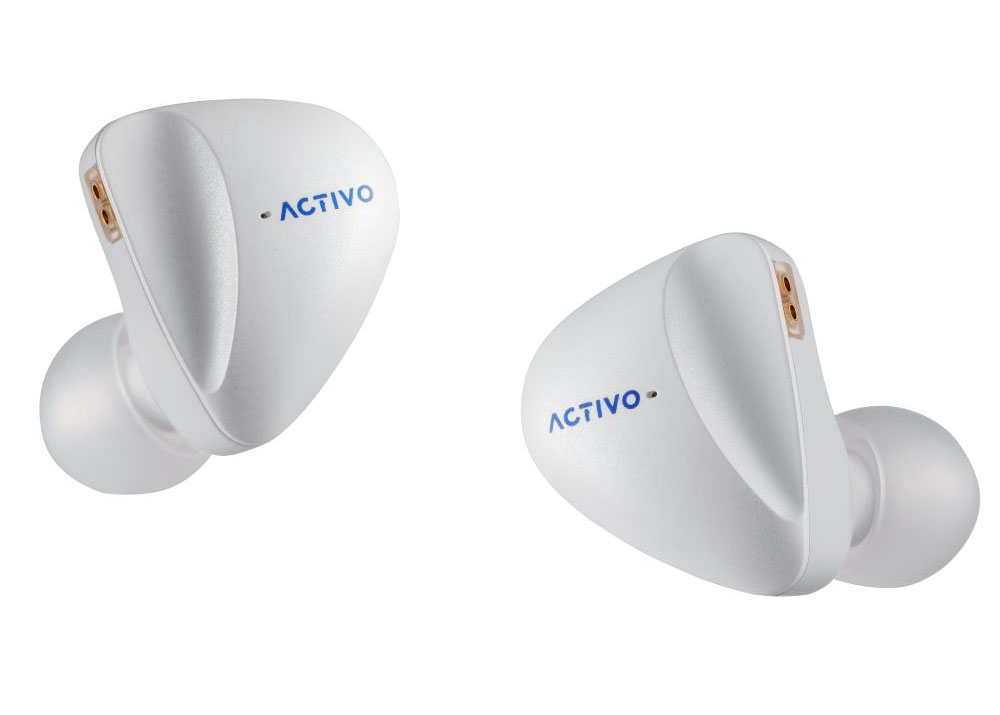 イヤホン ACTIVO SCOOP HYBRID DS IEM Astell&Kern のカジュアルブランドACTIVOから、オリジナルIEM第2弾