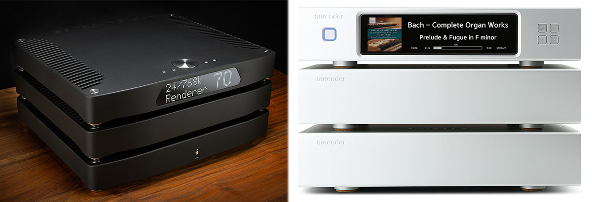 画像: MSB「Cascade DAC」（左）と、aurender「N50」（右）