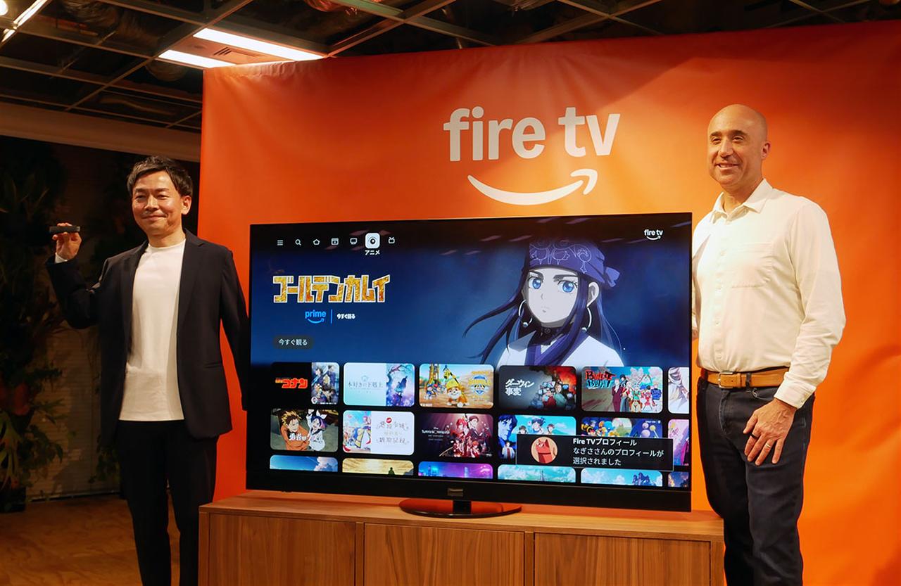 画像: アマゾンジャパン合同会社 Amazonデバイス Fire TV事業部事業部長 西端明彦氏と、Amazon Fire TV Vice Presidentのジョシュア・ダノヴィッツ氏