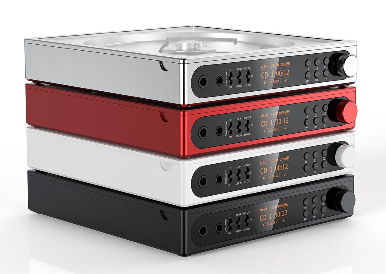 画像1: FIIOのポータブルCDプレーヤー「DM15 R2R」に新色レッドが追加。CD、USB DAC、Bluetooth送信を全部叶える多機能モデル