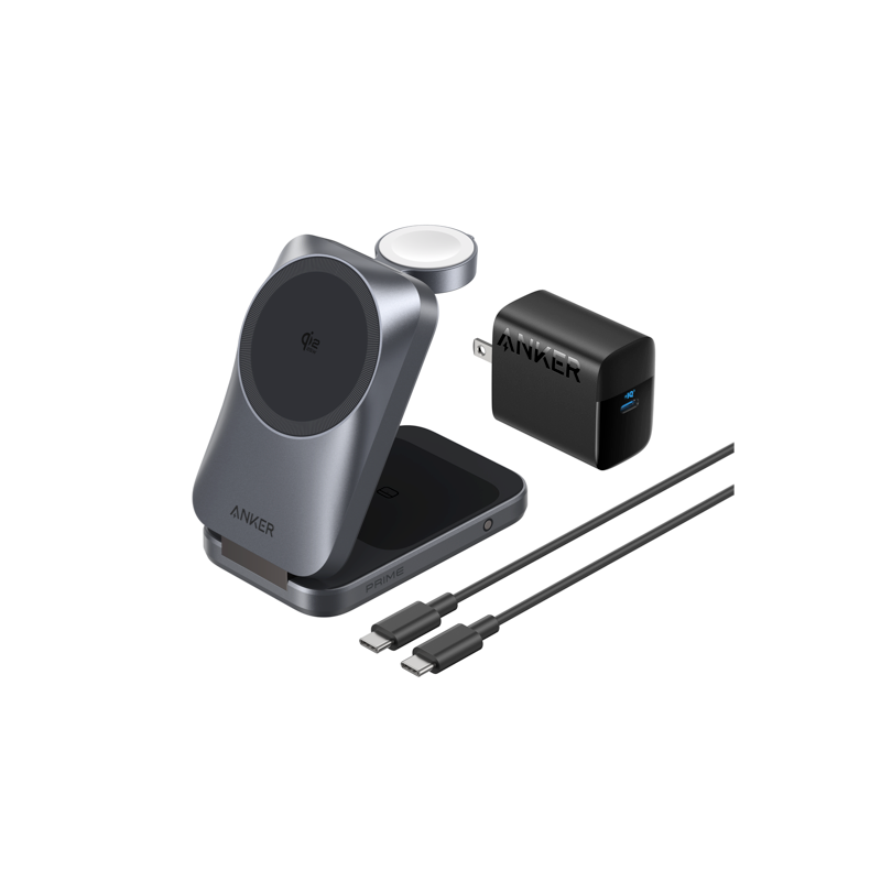 画像: Anker Prime Wireless Charging Station (3-in-1, MagGo, AirCool, Foldable) | 充電器の製品情報
