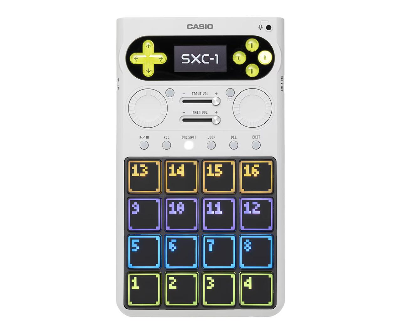 画像1: カシオ計算機、手軽に楽曲制作が楽しめるサンプラー「SXC-1」を発売！208種類の音源を内蔵、パッドを叩くだけで演奏もできる