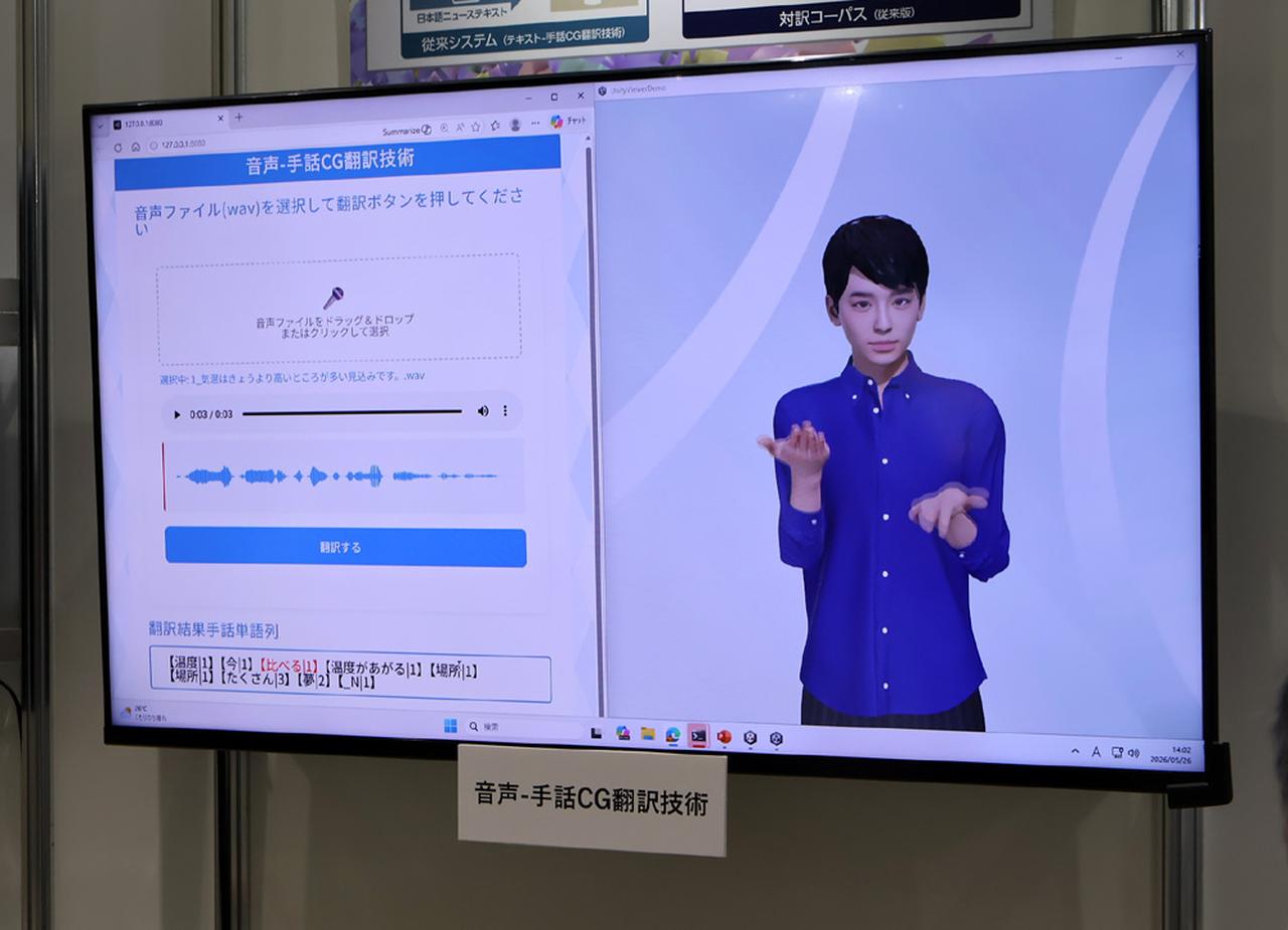 画像1: (5)AIを活用した手話コンテンツの拡充