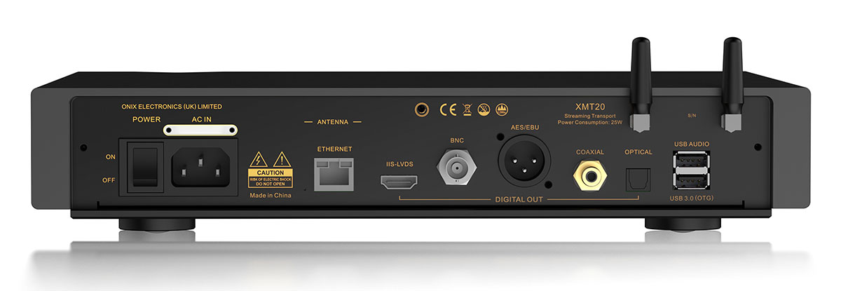 画像2: I2S出力を搭載し、高品位なストリーミング再生を可能にするONIXのネットワークトランスポート「Zenith XMT20」が6月5日に発売