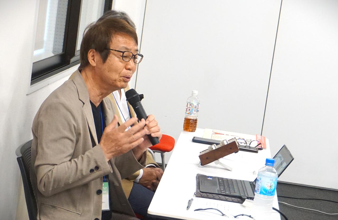 画像: 株式会社ミキサーズラボ サウンドプロデューサー/レコ―ディングエンジニアの高田氏。録音からミックスダウン、カッティングまで、『TOKYO SUITE』の制作工程について詳しく解説した